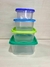 Set x 4 contenedores cuadrados grande - comprar online
