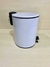 Cesto basura acero blanco - comprar online