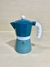 Cafetera italiana azul