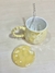 Taza cerámica tornasolada