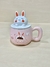 Taza cerámica con tapa en internet