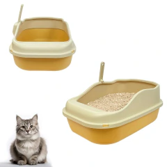 Arenero Baño Sanitario Para Gatos + Pala Rosa - comprar en línea