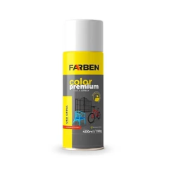Tinta Spray Branco Fosco Uso Geral - 400ML