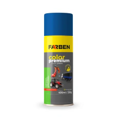 Tinta Spray Agrícola, Industrial e Rodoviária - Azul Ral Farben 400ml