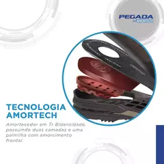 SAPATENIS PEGADA 114858 AMORTECH NOBUCK C/ELASTICO - Akivest Comércio de Roupas LTDA