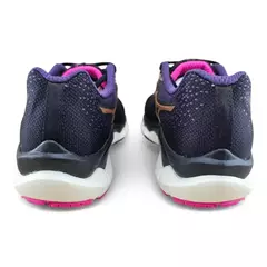 Tenis mizuno wave way 5 running pto det dou/roxo/rosa - Akivest Comércio de Roupas e Calçados LTDA