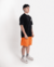 Shorts Basic Design Laranja - loja online