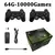 M8 Video Game Stick Console, controlador sem fio duplo, 2.4G, 4K, 10000 jogos