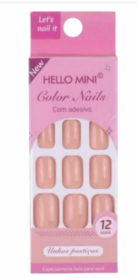 Unhas Postiças Autocolante - Hello Mini