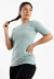 Blusa Verde Metamorfose Fitness Tecido Texturizado | REF: MTF55