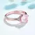 Anel Aura Hexagonal Rosa - loja online