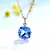 Colar Cristal Azul Cushion - loja online