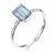Anel Aurora Azul - comprar online