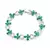 Pulseira Flores Geométricas com Esmeraldas - comprar online