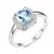 Anel Azul Precioso - comprar online