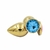 Plug Anal Metal Dourado - Tamanho P, M e G (001346) - loja online