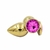 Plug Anal Metal Dourado - Tamanho P, M e G (001346) - loja online