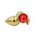 Plug Anal Metal Dourado - Tamanho P, M e G (001346) - comprar online