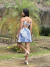 Vestido Sofia Azul Tropical - loja online