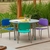 Mesa de jardín circular Piccolo - Florena Equipamientos