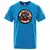 Camiseta de algodão solto manga curta masculina, com aceleração completa Cafe Racer, impresso Rockabilly motociclista, moda casual, camiseta de verão na internet