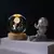 6/8cm 3d bola de cristal planeta luz noturna laser gravado sistema solar globo a na internet