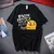 Camiseta de anime aventura masculina, tops casuais, roupas kawaii, Jake e Finn, na internet