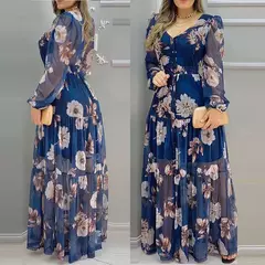 VESTIDO FLORAL CASUAL - VERAO 2025 - loja online