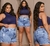 Short jeans lavagem alternada 48
