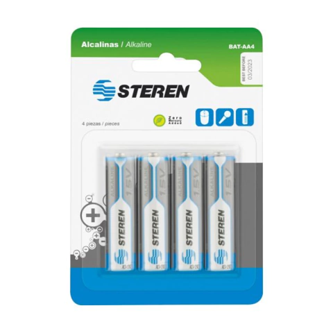 Paquete de 4 pilas alcalinas “AA” | Steren