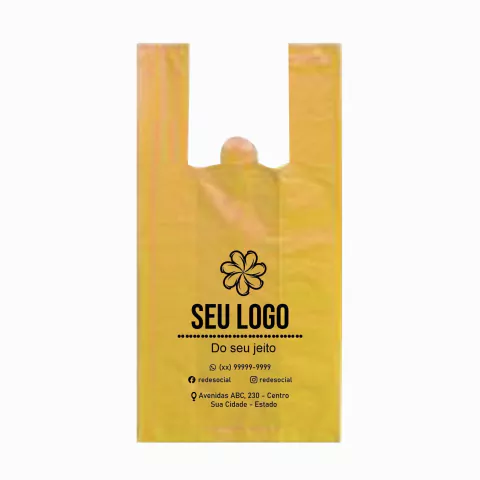 SACOLA ALÇA CAMISETA PERSONALIZADAS 90x100CM 500 Unidades na internet
