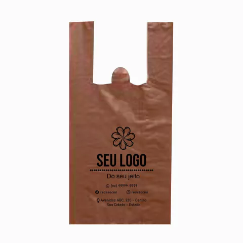 SACOLA ALÇA CAMISETA PERSONALIZADAS 90x100CM 1000 Unidades - loja online
