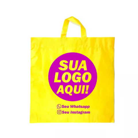 Sacola Alça Fita Personalizadas 40x50Cm 250 Unidades - comprar online