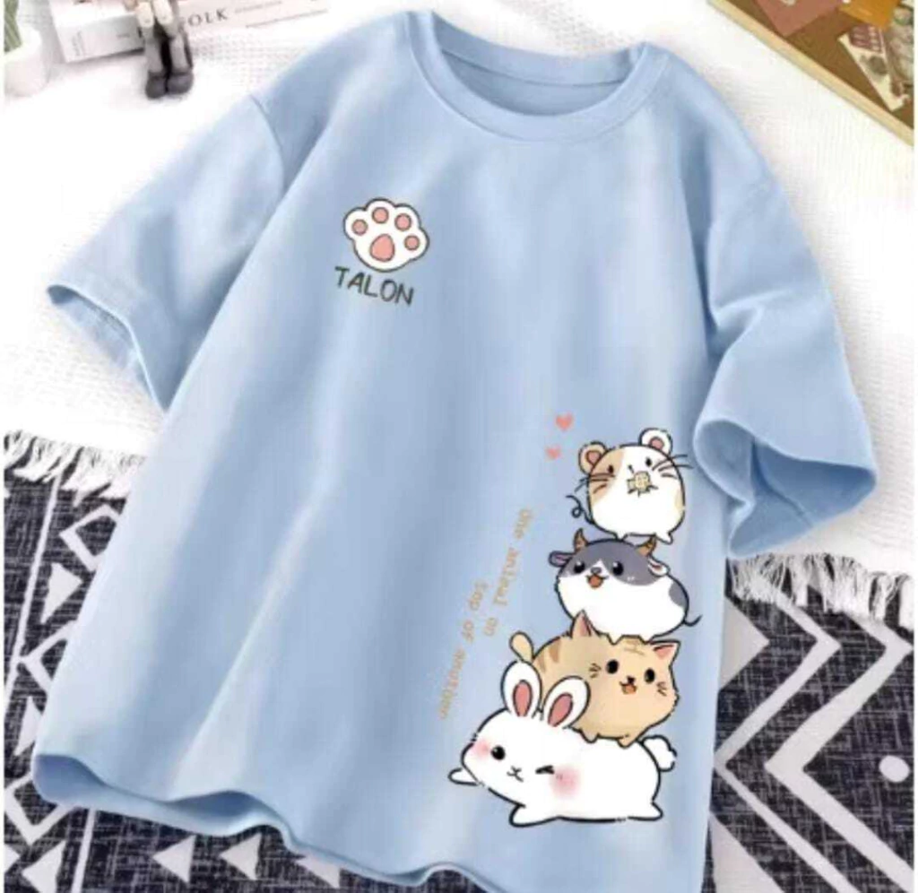 Camiseta Feminina Felinos Algodão