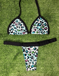BIQUÍNI ONÇA AZUL/ TANGA FITA - comprar online