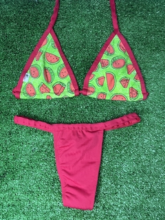 BIQUÍNI VERMELHO MELANCIA