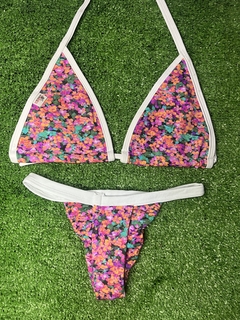 BIQUÍNI FLOR ROSA- FITA - Bia Vesty