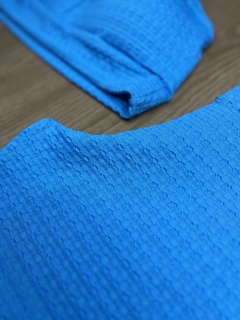 CONJ AZUL BROCADO - Bia Vesty
