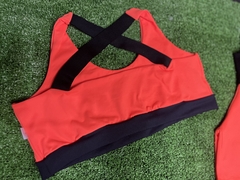 CONJ ORANGE NEON BLACK - Bia Vesty