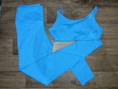 Conjunto Fitness Elisa Azul Céu - comprar online
