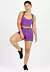 Cropped + Short Legging Elástico Cruzado Roxo | Conjunto Metamorfose | REF: MTF12 - comprar online