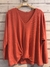 BLUSA MALHA KNIT C/NO NA FRENTE MANGA 7/8 DEL AMO - ALDALI Shop