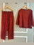 CONJUNTO TWILL PESPONTO MANGA 3/4 DEL AMO - loja online