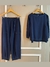 CONJUNTO TWILL PESPONTO MANGA 3/4 DEL AMO