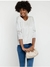 BLUSA QUADRADA MANGA 3/4 FRENTE SUEDE DEL AMO na internet