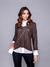 BLUSA MALHA KNIT C/NO NA FRENTE MANGA 7/8 DEL AMO - comprar online