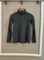 BLUSA CANELADA MESCLA GOLA ALTA DEL AMO