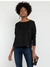 BLUSA QUADRADA MANGA 3/4 FRENTE SUEDE DEL AMO - ALDALI Shop
