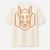 Camiseta Oversized Lovushka Furious Doberman na internet