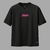 Camiseta Oversized Estatua Rosa na internet